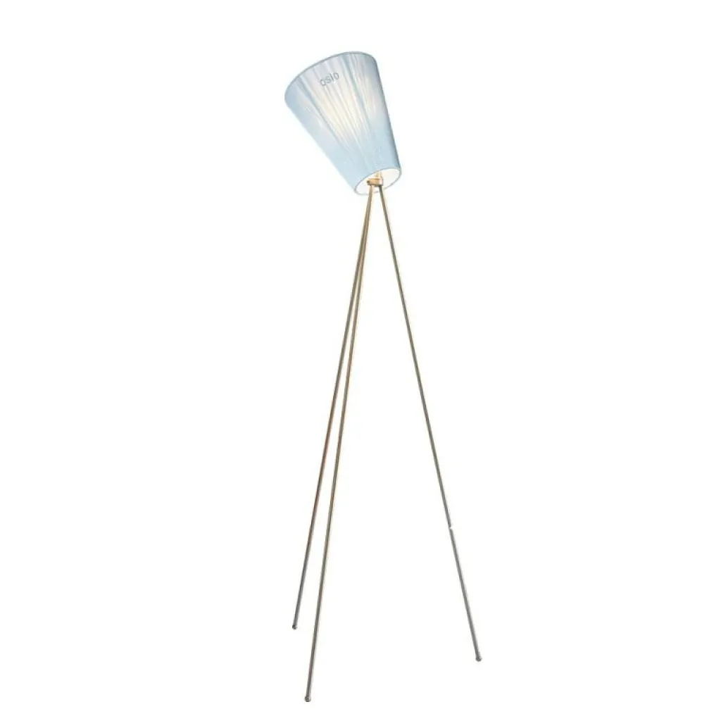 Northern Golvlampor-Oslo Wood Golvlampa, Black/Beige