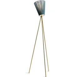 Northern Golvlampor-Oslo Wood Golvlampa Jubileumsmodell, Gold/Green