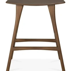 Ethnicraft Barstolar & Barpallar-Osso Barpall 65 cm, Svartbetsad Ek