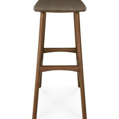 Ethnicraft Barstolar & Barpallar-Osso Barpall 65 cm, Svartbetsad Ek