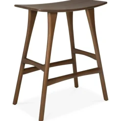 Ethnicraft Barstolar & Barpallar-Osso Barpall 65 cm, Svartbetsad Ek