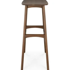 Ethnicraft Barstolar & Barpallar-Osso Barpall 65 cm, Svartbetsad Ek