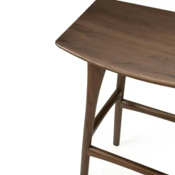 Ethnicraft Barstolar & Barpallar-Osso Barpall 65 cm, Svartbetsad Ek