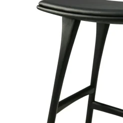 Ethnicraft Barstolar & Barpallar-Osso Barstol, Teak / Brunt Läder