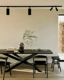 Osso Pall, Teak / Svart Läder