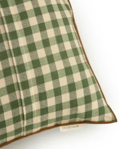 Decotique Prydnadskuddar & Fodral-Outline Check Kudde 50x50 cm, Svart