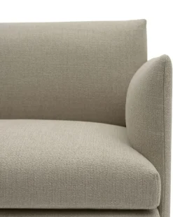 Outline Fåtölj, Svart Aluminium / Refine Leather Cognac