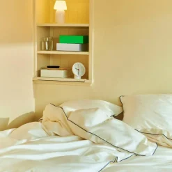 HAY Påslakan-Outline Påslakan Enkel 140x220 cm, Ivory