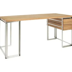 Kristina Dam Studio Skrivbord-Outline Skrivbord, Varmlackerad / Rostfritt Stål