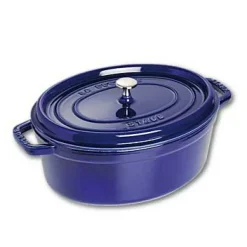 Staub Grytor-Oval Gryta i Gjutjärn 6,7 L, Mörkblå