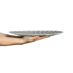 Mateus Uppläggningsfat|Julserviser-Oyster Fat 35x30 cm, Plommon