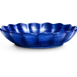 Oyster Skål 31 cm, Blå