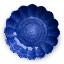 Oyster Skål 31 cm, Blå