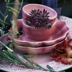 Oyster Skål 24 cm, Rosa