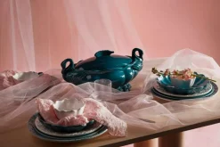 Oyster Skål 24 cm, Rosa