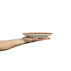 Oyster Tallrik, Cinnamon, 20 cm