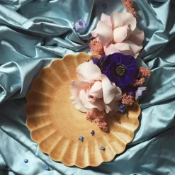 Oyster Tallrik, Grön, 28 cm