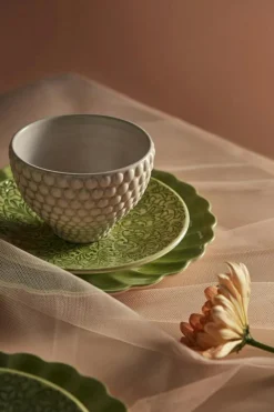 Oyster Tallrik, Grön, 28 cm