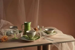 Oyster Tallrik, Grön, 28 cm