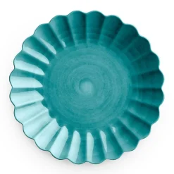 Oyster Tallrik, Grön, 28 cm