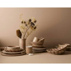 Oyster Tallrik, Grön, 28 cm