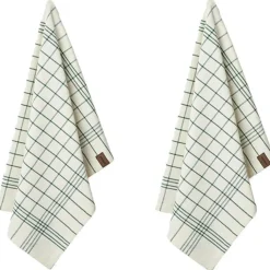 Humdakin Kökshanddukar-2-pack Christmas Kökshandduk, Röd