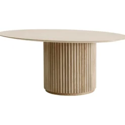 Palais Ovale Soffbord, Teakbetsad Ask