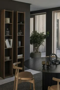 Palais Royal Bord 150 cm, Mörkgråbetsad Ask