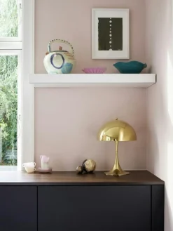 Louis Poulsen Bordslampor-Panthella 320 Bordslampa, Opalvit