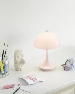 Louis Poulsen Portabla Lampor|Portabla Lampor-Panthella 160 Bordslampa Portabel, Svart