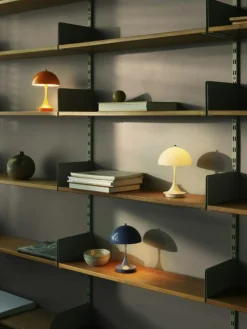 Louis Poulsen Portabla Lampor|Portabla Lampor-Panthella 160 Bordslampa Portabel V3, Opalvit