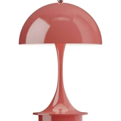 Louis Poulsen Portabla Lampor|Portabla Lampor-Panthella 160 Bordslampa Portabel V3, Opalvit