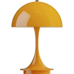 Louis Poulsen Portabla Lampor|Portabla Lampor-Panthella 160 Bordslampa Portabel V3, Opalvit