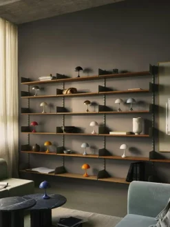 Louis Poulsen Portabla Lampor|Portabla Lampor-Panthella 160 Bordslampa Portabel V3, Opalvit