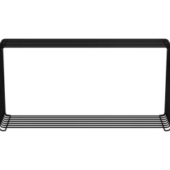 Montana Modulära Hyllsystem|Vägghyllor-Panton Wire Extended Hylla 18, Svart