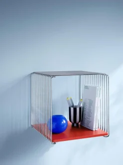 Montana Modulära Hyllsystem|Vägghyllor-Panton Wire inlay shelf 38-Snow