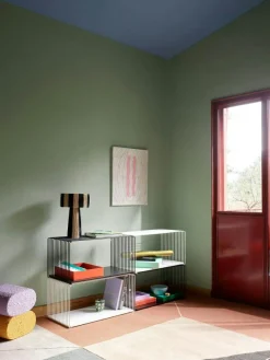 Montana Modulära Hyllsystem-Panton Wire Toppanel D:34, Svart Marmor