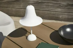 Pantop Bordslampa Portabel, Sandgrå