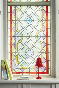 Pantop Bordslampa Portabel, Sandgrå