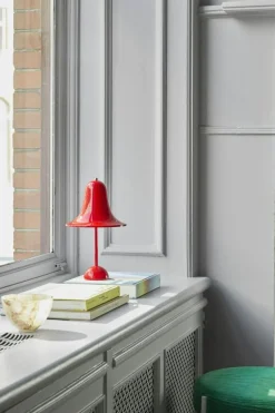 Pantop Bordslampa Portabel, Sandgrå