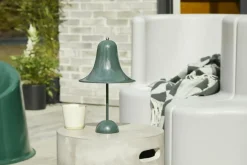 Pantop Bordslampa Portabel, Sandgrå