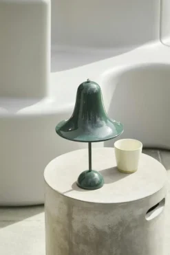 Pantop Bordslampa Portabel, Sandgrå