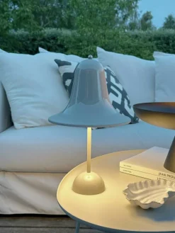 Pantop Bordslampa Portabel, Sandgrå