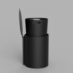 Papperskorg 6 L, Svart