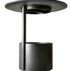 Parasol Soffbord Ø90 cm, Mörkbetsad Ek