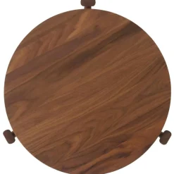 Passage Soffbord Valnöt, Ø90 cm