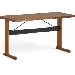 HAY Skrivbord-Passerelle Skrivbord 140x65 cm, Lackad Valnöt