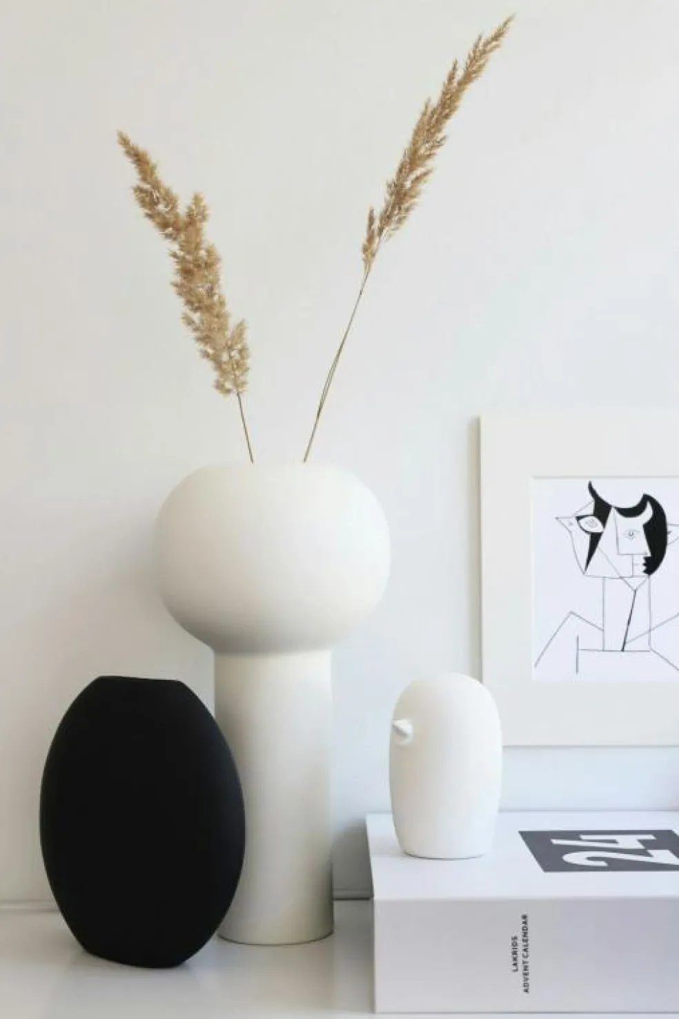 Pastille Vas Ø20 cm, Vit