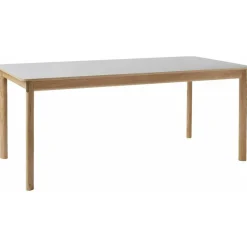 &Tradition Matbord Och Barbord-Patch HW1 Bord 180x90, Mässing / Beige Arizona / Oljad Ek