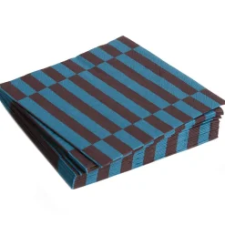 HAY Servetter & Tillbehör-Pattern Servetter 16x16 cm, Blå / Off-white